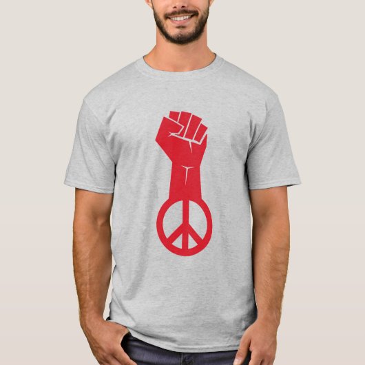 平和を求めて戦う Tシャツ (正面)