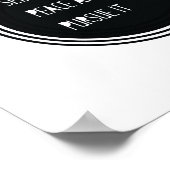 平和を求めて追求する ポスター (角)