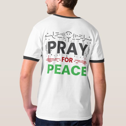 平和を祈って Tシャツ (裏面)