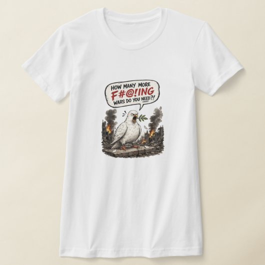 平和を築こう Tシャツ (レイダウン)