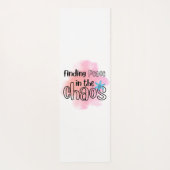 平和を見つける ヨガマット (裏面)