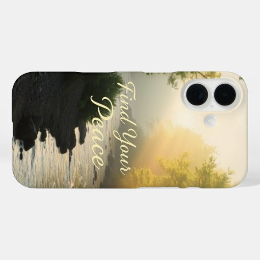 平和を見つける Case-Mate iPhoneケース (裏面 (横))