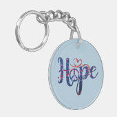 平和を願う両面アクリル製キーチェーン キーホルダー (正面左)