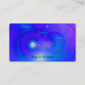 平和を願う 名刺 (裏面)