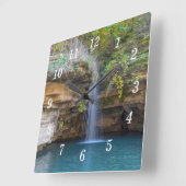 平和アットグローリーホールウォールクロック スクエア壁時計 (傾斜)