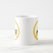 平和アラビア語とヘブライ語 コーヒーマグカップ (中央)