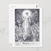 平和アンチ戦争はがきヴィンテージイラストレーション ポストカード (正面/裏面)