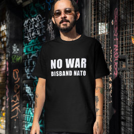 平和アンチ戦争ロシアのウクライナNATO解散 Tシャツ