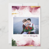 平和アートと喜びの写真 シーズンカード (正面)