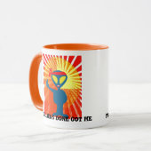 平和エイリアンが私に得与えた マグカップ (正面左)