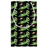 平和エイリアンのギフトバッグ スモールペーパーバッグ (裏面)