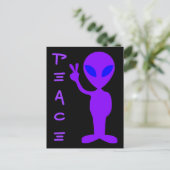 平和エイリアン ポストカード (スタンド正面)