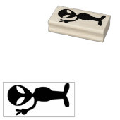 平和エイリアン ラバースタンプ (押印)