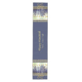 平和エレガント、光、愛の蝋燭 ミディアムテーブルランナー (正面)