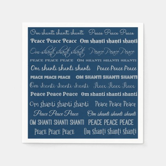 平和オムシャンティ スタンダードカクテルナプキン (正面)
