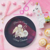 平和オンアース牧歌的シェパードメリークリスマス ペーパープレート (パーティー)