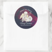 平和オンアース・メリークリスマス・シェパード ラウンドシール (バッグ)