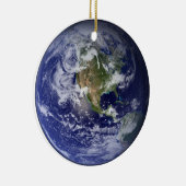 平和オンアース・ラウンド・クリスマス・オーナメント セラミックオーナメント (右)