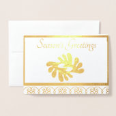 平和オンアースAdinkraブロンヤフォイルカード 箔カード (封筒付き正面)