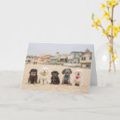 平和オンザビーチ カード (黄色い花)