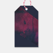 平和オン・アース・エンジェル・シェパードと羊 ギフトタグ (裏面)