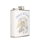 平和オン・アース・エンジェル・シェパードと羊 フラスク (右)