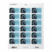 平和オン・アース・ドラゴンとユニコーン ラベル (フルシート)