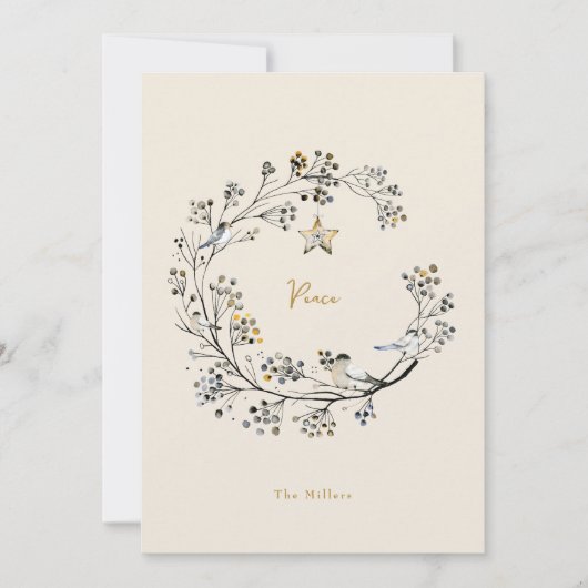 平和オーガニックリース数々の写真年レビュー シーズンカード (正面)