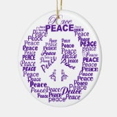平和オーナメント セラミックオーナメント (左)