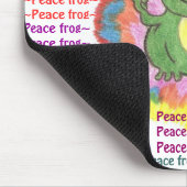 平和カエルのマウスパッド マウスパッド (コーナー)