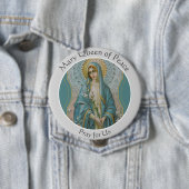 平和カトリック教徒の聖母マリアの賛美された女王 缶バッジ (インサイチュ)