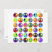 平和カラフルの兆し ポストカード (正面/裏面)