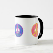 平和カラフルの兆し マグカップ (正面右)