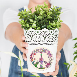 平和カラフルフローラかわいいボホヒッピー卸売 ラウンドシール