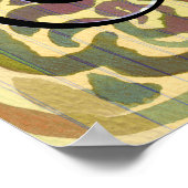 平和カラフル抽象芸術ポスター ポスター (角)