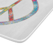 平和カラフル標識 カッティングボード (角)