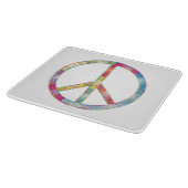 平和カラフル標識 カッティングボード (角)