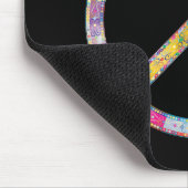 平和カラフル標識 マウスパッド (コーナー)