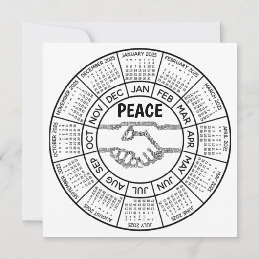 平和カレンダーカード シーズンカード (正面)