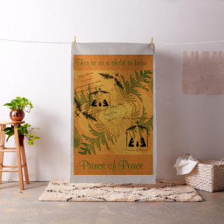 平和クリスマスのパネルの王子 ファブリック