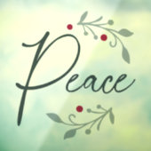 平和クリスマスウィンドウまたは壁の固定 ウィンドウサイン (シート3)