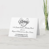 平和クリスマスカードの鳩 シーズンカード (裏面)