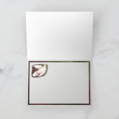 平和クリスマスカードの鳩 シーズンカード (内部)