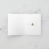 平和クリスマスツリー シーズンカード (内部)