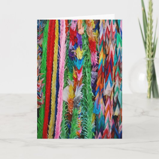 平和クレーン カード (正面)