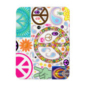 平和コラージュ マグネット (縦)