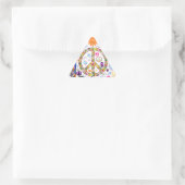 平和コラージュ 三角形シール (バッグ)