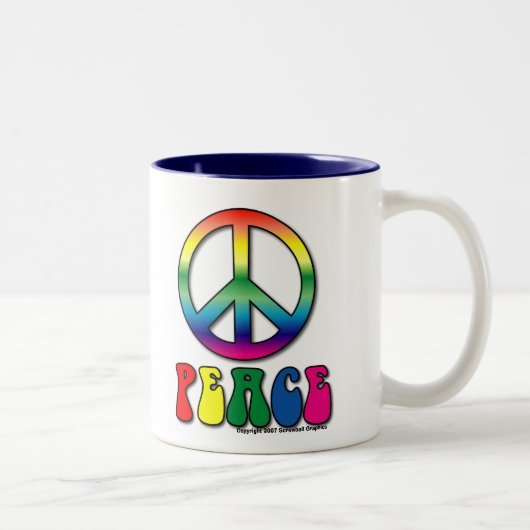 平和コーヒー・マグ ツートーンマグカップ (右)