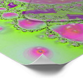 平和サイケデリック標識ポスター ポスター (角)