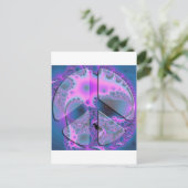 平和サイケデリック標識 ポストカード (スタンド正面)